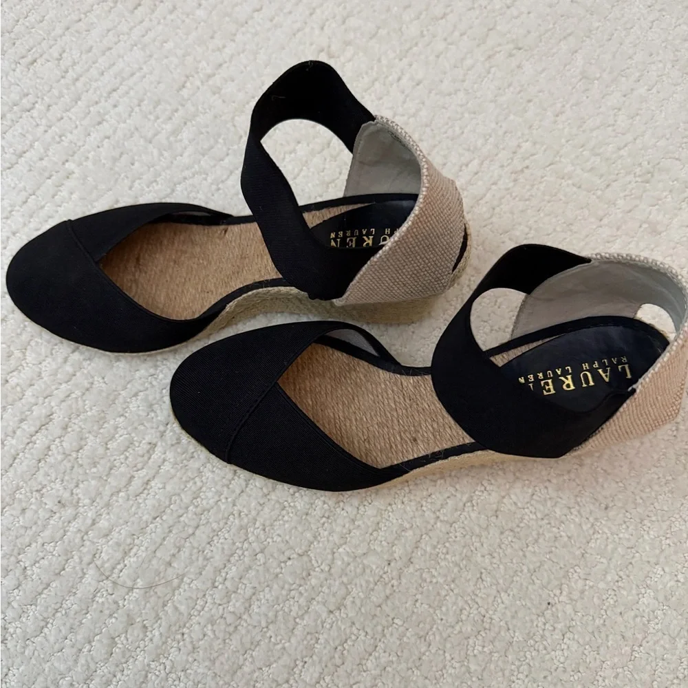 Lauren Ralph Lauren Black Espadrilles